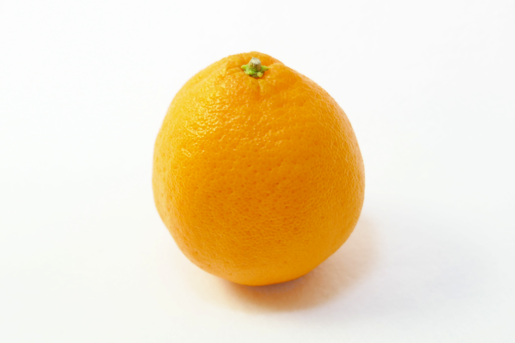 橙色の椪柑を近接撮影した写真。